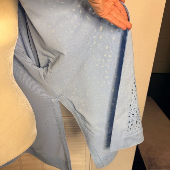 Marla Wynne Collection – Perforated Faux Suede Kimono Jacket - Picture 7 of 9